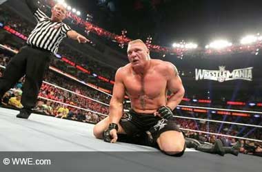 Brock Lesnar loses At WrestleMania 35
