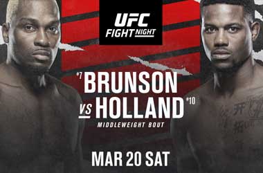 UFC on ESPN 22: Brunson vs. Holland Betting Preview