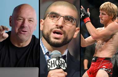 Dana White and Paddy Pimblett verbally abuse Ariel Helwani